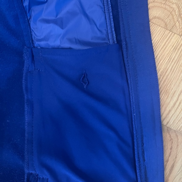 Athleta bright blue athletic jacket lightweight with pockets and hood - Picture 9 of 12
